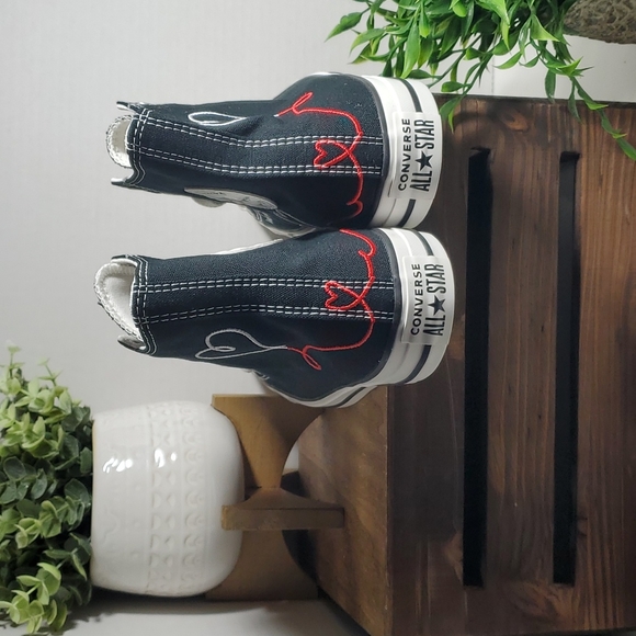 Converse Chuck Taylor All Star High 'Made with Love Womens 11 - Picture 12 of 14